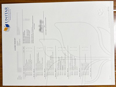 马来优理国际大学成绩单-UNITAR International University transcript1