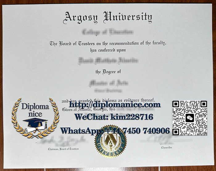 Argosy University diploma