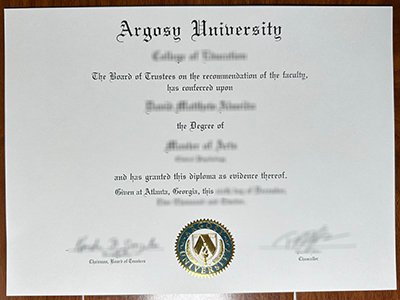 Argosy University diploma1