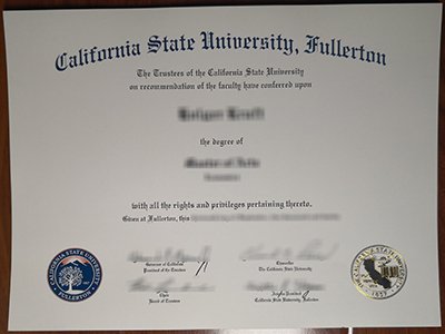 California State University Fullerton diploma1