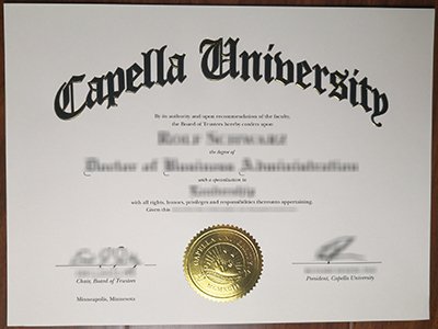 Capella University diploma1