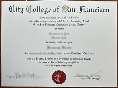 City College of San Francisco diploma1