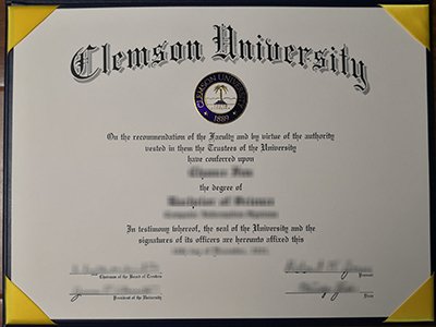Clemson University diploma1