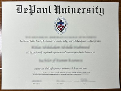 DePaul University diploma1