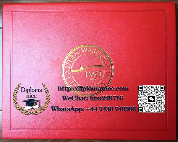 Eastern Washington University diploma cover