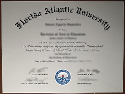 Florida Atlantic University diploma1