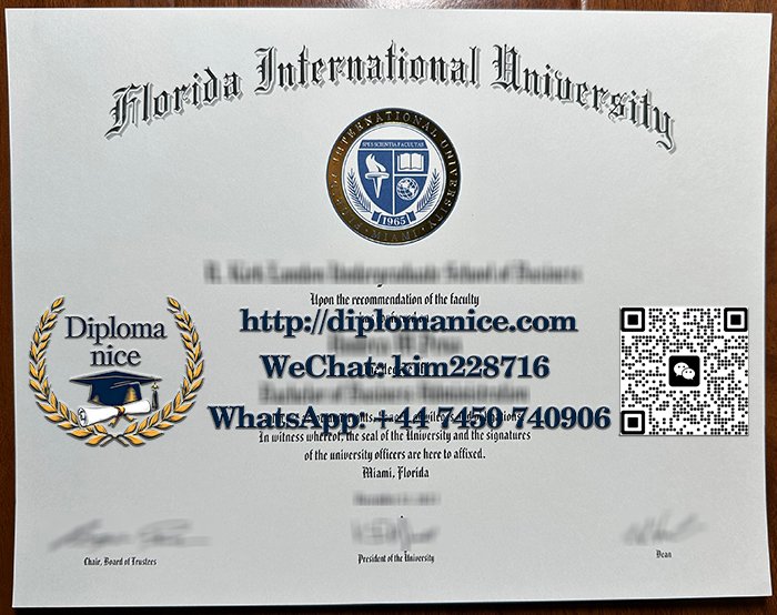 Florida International University diploma