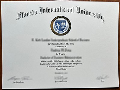Florida International University diploma1