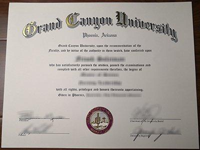 Grand Canyon University diploma1