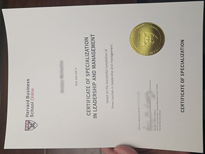 Harvard Business School Online certificate1