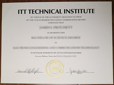 ITT Technical Institute diploma1