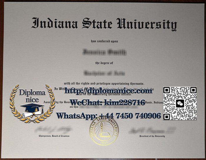 Indiana State University diploma