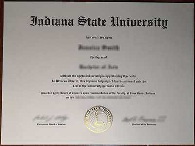 Indiana State University diploma1