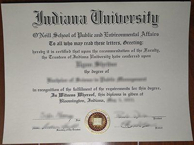 Indiana University diploma1