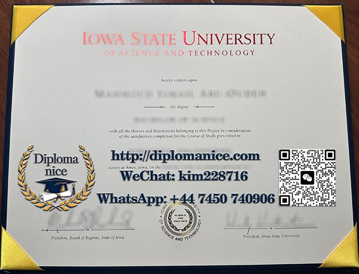Iowa State University diploma