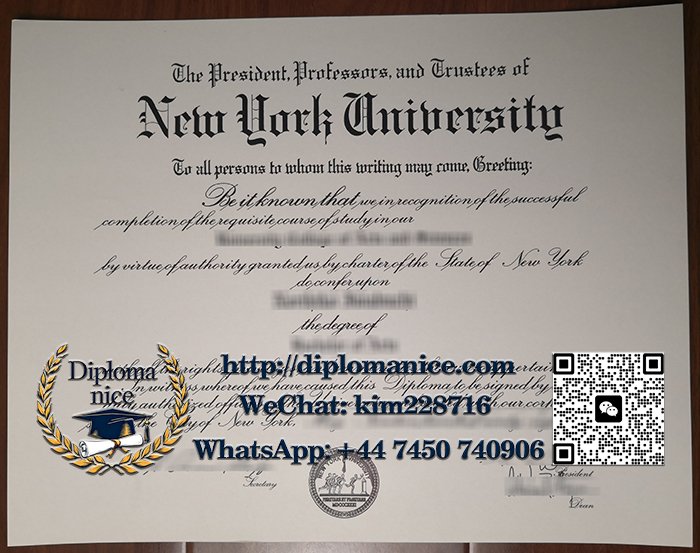 New York University diploma