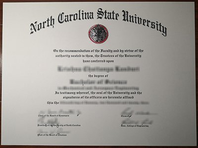 North Carolina State University diploma1