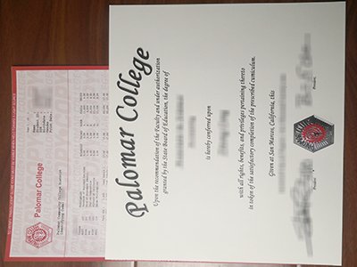 Palomar College diploma1