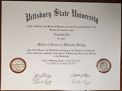 Pittsburg State University diploma1
