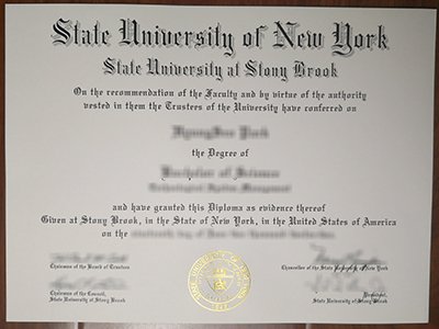 Stony Brook University diploma1