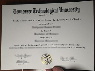 Tennessee Technological University diploma1