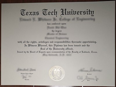 Texas Tech University diploma1