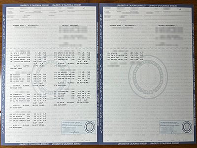 University of California Berkeley transcript1