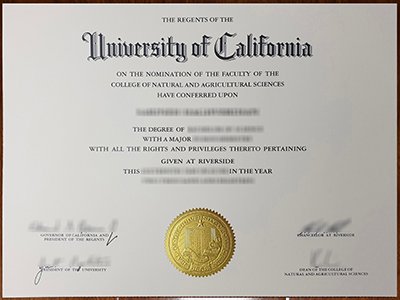 University of California Riverside diploma1