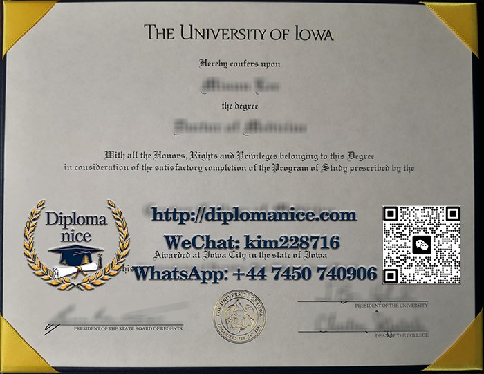 University of Iowa diploma
