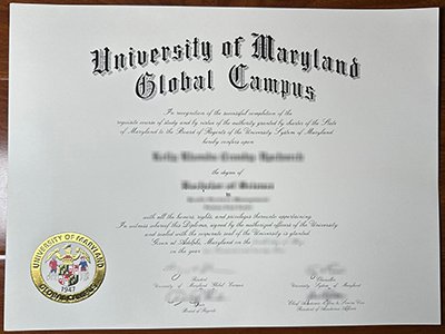 University of Maryland Global Campus diploma1