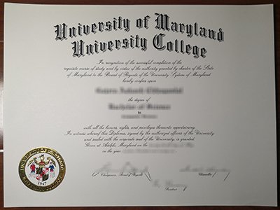 University of Maryland University College diploma1