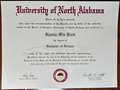 University of North Alabama diploma1