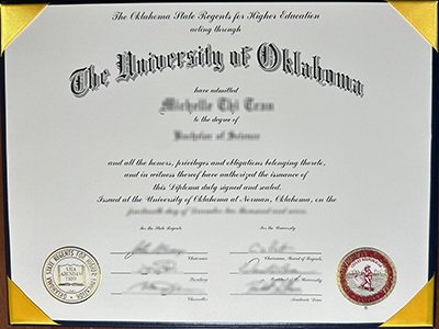 University of Oklahoma diploma1