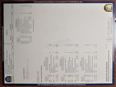 University of Virginia transcript1