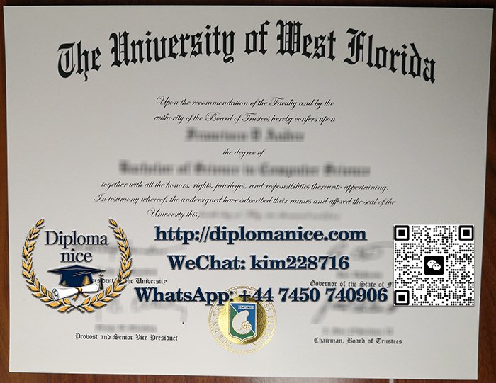 University of West Florida diploma