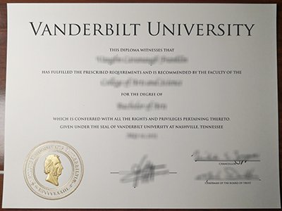 Vanderbilt University diploma1
