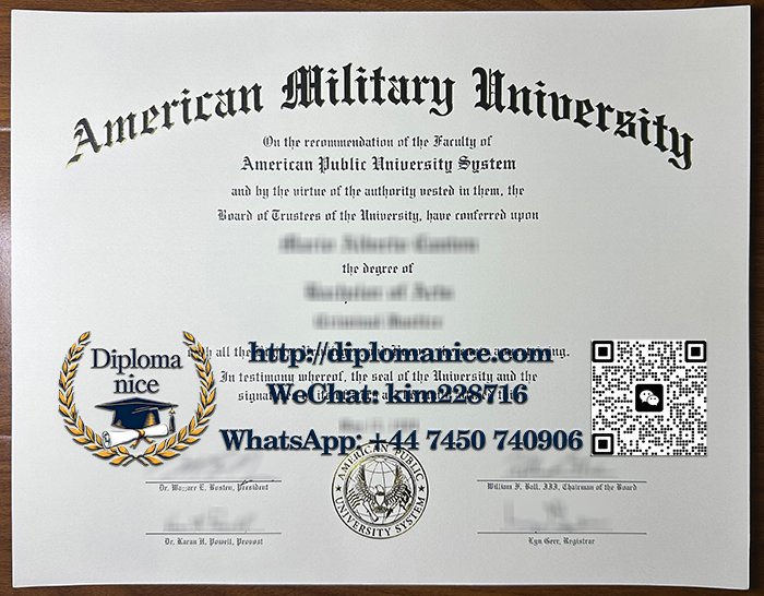American Public University System diploma