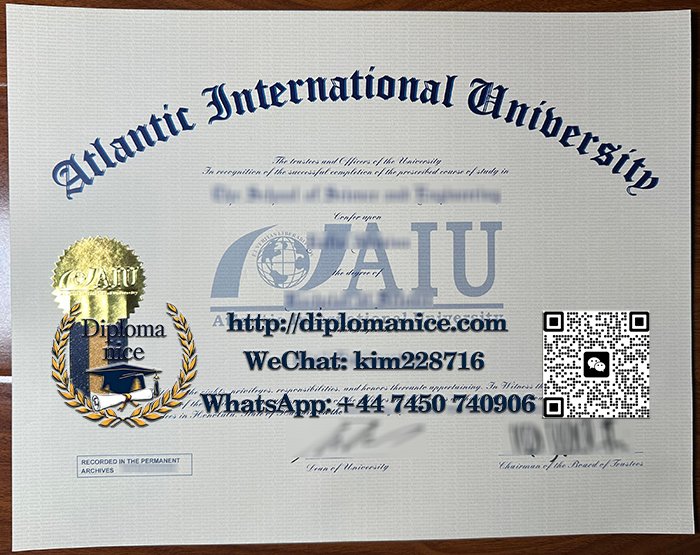 Atlantic International University degree