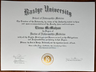 Bastyr University diploma1