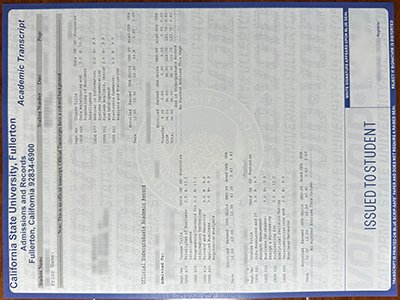 Cal State Fullerton transcript1