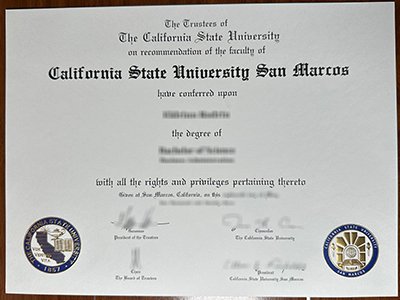 Cal State San Marcos diploma1