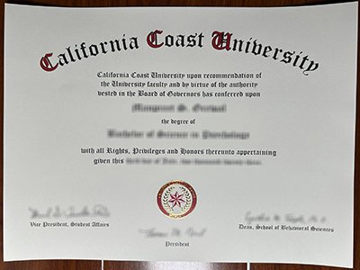 California Coast University diploma1