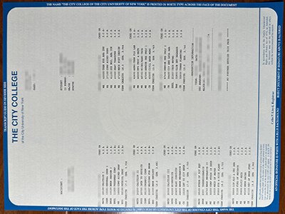 City College of New York transcript1