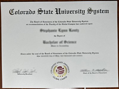 Colorado State University System diploma1