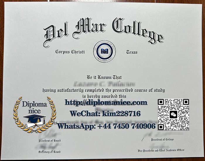 Del Mar College diploma