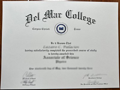 Del Mar College diploma1