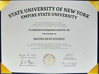 Empire State University diploma1