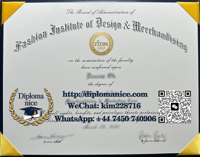 FIDM diploma
