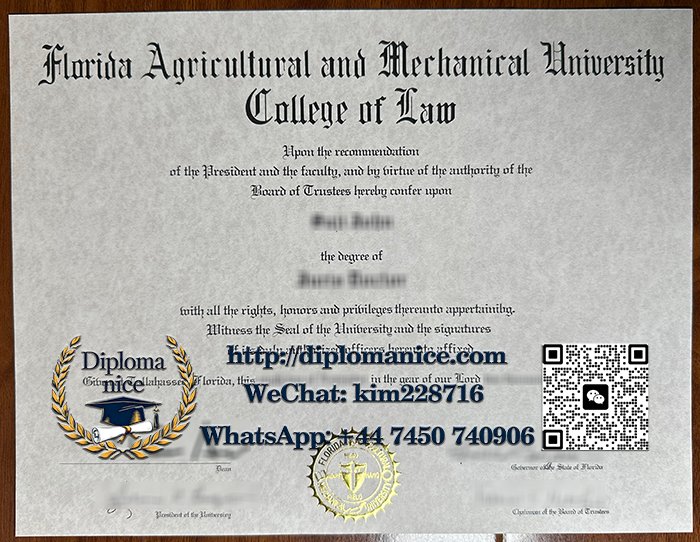 Florida Agricultural and Mechanical University diploma
