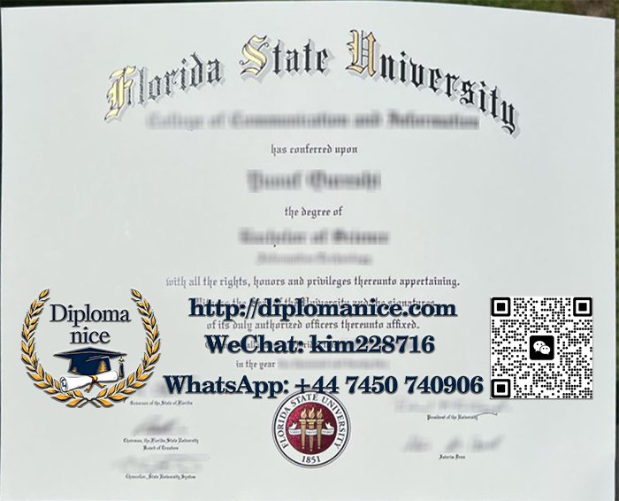 Florida State University diploma